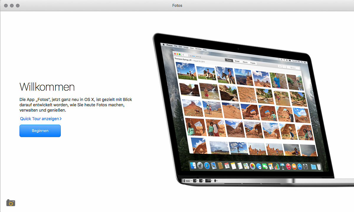 Mac Fotos App - öffnet sich automatisch