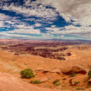 200 Grad Panorama am Grand Viewpoint im Canyonlands Nationalpark 200 Grad Panorama am Grand Viewpoint im Canyonlands Nationalpark