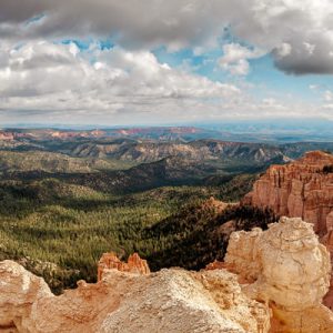 200 Grad Panorama am Rainbow Point im Bryce Canyon