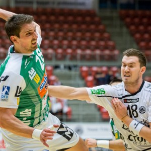 Adrian Pfahl im Spiel TVIS Holstebro – Frisch Auf Goeppingen Adrian Pfahl im Spiel TVIS Holstebro - Frisch Auf Goeppingen