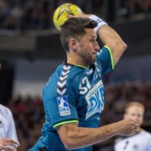 Alexander Petersson beim Allstar Game der Handball Bundesliga 2015 Alexander Petersson beim Allstar Game der Handball Bundesliga 2015