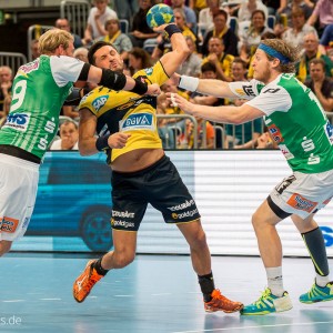 Alexander Petersson beim Spiel Rhein-Neckar Loewen – Frisch Auf Goeppingen Alexander Petersson beim Spiel Rhein-Neckar Loewen - Frisch Auf Goeppingen