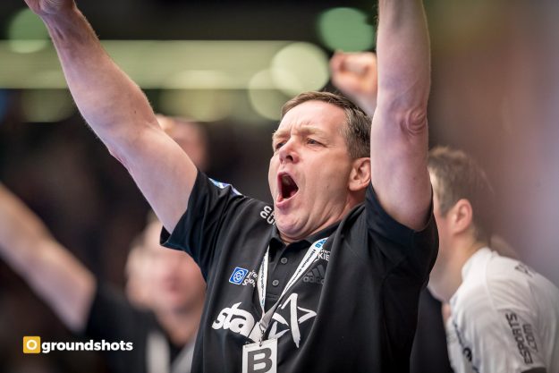 Alfred Gislason im Spiel Frisch Auf Goeppingen – THW Kiel Alfred Gislason im Spiel Frisch Auf Goeppingen - THW Kiel