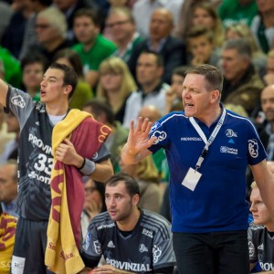 Alfred Gislason im Spiel Frisch Auf Goeppingen - THW Kiel