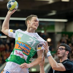 Andreas Berg im Spiel FRISCH AUF Goeppingen – FC Porto Andreas Berg im Spiel FRISCH AUF Goeppingen - FC Porto