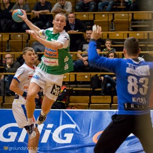 Andreas Berg im Spiel Gornik Zabrze – FRISCH AUF Goeppingen Andreas Berg im Spiel Gornik Zabrze - FRISCH AUF Goeppingen