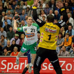 Andreas Berg im Spiel HBW Balingen – FRISCH AUF Goeppingen Andreas Berg im Spiel HBW Balingen - FRISCH AUF Goeppingen