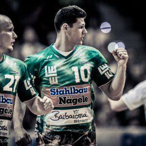 Andreas Berg und Sebastian Heymann im Spiel FRISCH AUF Goeppingen – Flensburg-Handewitt-20 Andreas Berg und Sebastian Heymann im Spiel FRISCH AUF Goeppingen - Flensburg-Handewitt