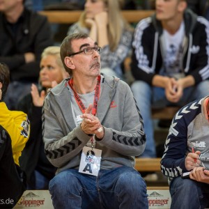 Andreas Thiel im Spiel Frisch Auf Goeppingen Frauen – Bayer Leverkusen Andreas Thiel im Spiel Frisch Auf Goeppingen Frauen - Bayer Leverkusen