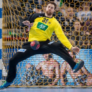 Andreas Wolff im Laenderspiel Deutschland-Tschechien Andreas Wolff im Laenderspiel Deutschland-Tschechien