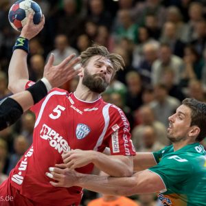 Andrej Kogut im Spiel FRISCH AUF Goeppingen - TBV Lemgo