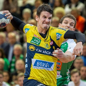 Andy Schmid im Spiel FRISCH AUF Goeppingen - Rhein-Neckar Loewen