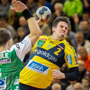 Andy Schmid im Spiel FRISCH AUF Goeppingen - Rhein-Neckar Loewen