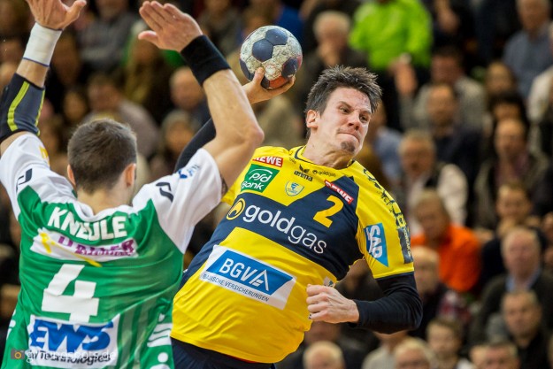 Andy Schmid im Spiel FRISCH AUF Goeppingen – Rhein-Neckar Loewen