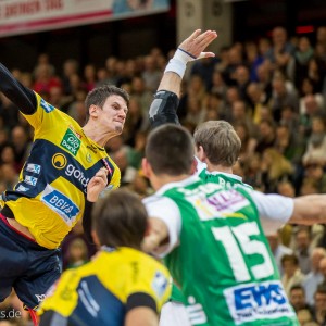 Andy Schmid im Spiel FRISCH AUF Goeppingen - Rhein-Neckar Loewen