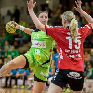 Ania Roesler im Spiel Frisch Auf Goeppingen Frauen – Bayer Leverkusen Ania Roesler im Spiel Frisch Auf Goeppingen Frauen - Bayer Leverkusen