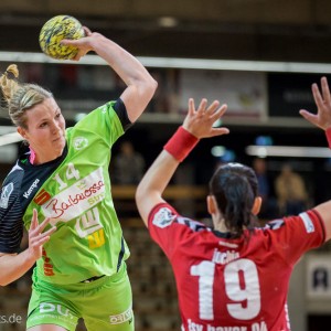 Anouk van de Wiel im Spiel Frisch Auf Goeppingen Frauen – Bayer Leverkusen Anouk van de Wiel im Spiel Frisch Auf Goeppingen Frauen - Bayer Leverkusen