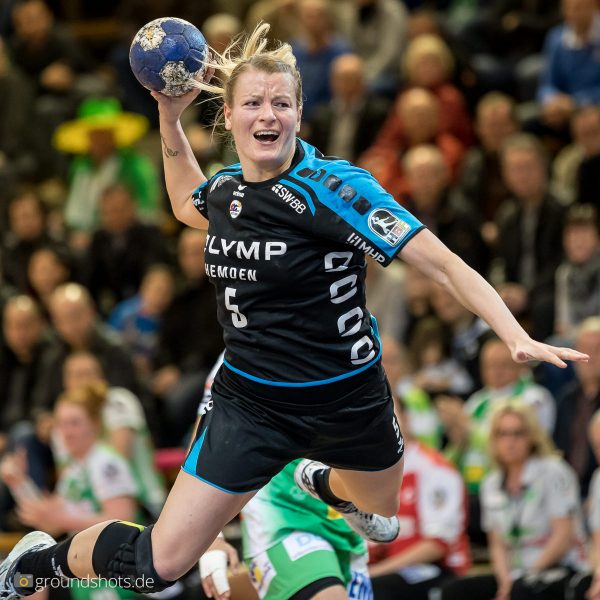 Antje Lauenroth im Spiel Frisch Auf Frauen - SG BBM Bietigheim