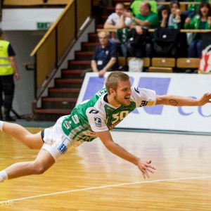 Anton Halen im Spiel Gornik Zabrze – FRISCH AUF Goeppingen Anton Halen im Spiel Gornik Zabrze - FRISCH AUF Goeppingen