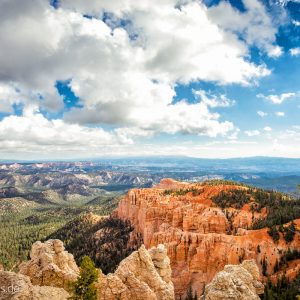 Ausblick vom Rainbowpoint im Bryce Canyon