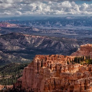 Ausblick vom Rainbowpoint im Bryce Canyon