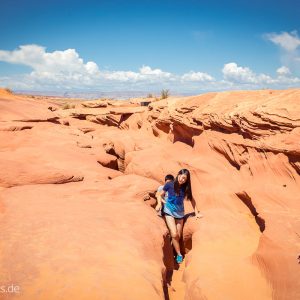 Ausstieg aus dem Lower Antelope Canyon Ausstieg aus dem Lower Antelope Canyon