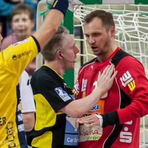 Bastian Rutschmann im Spiel FRISCH AUF Goeppingen - Rhein-Neckar Loewen