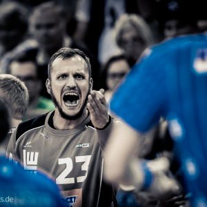 Bastian Rutschmann im Spiel FRISCH AUF Goeppingen - TVB Stuttgart