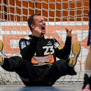 Bastian Rutschmann im Spiel HBW Balingen – FRISCH AUF Goeppingen Bastian Rutschmann im Spiel HBW Balingen - FRISCH AUF Goeppingen