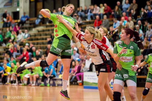 Beate Scheffknecht im Spiel Frisch Auf Frauen – SG Bensheim-Auerbach