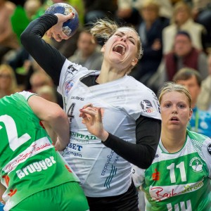 Beate Scheffknecht im Spiel Frisch Auf Frauen - Thueringer HC