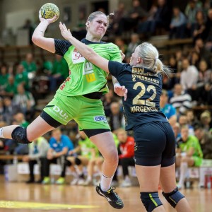 Beate Scheffknecht im Spiel Frisch Auf Goeppingen Frauen - Bietigheim