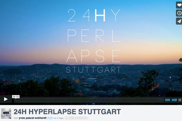 24 Stunden Timelapse Stuttgart