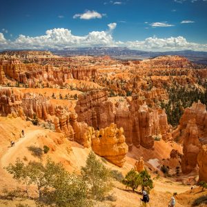 Blick auf den Navajo Loop Trail im Bryce Canyon National Park