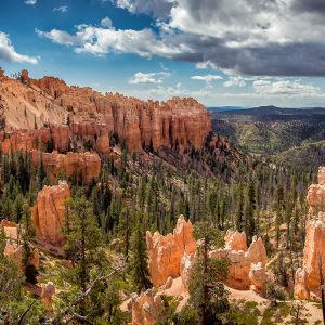 Blick vom Swamp Camyon Overlook im Bryce Canyon