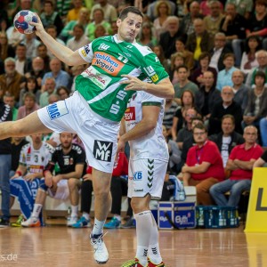 Bojan Beljanski im Spiel Frisch Auf Goeppingen – Fuechse Berlin Bojan Beljanski im Spiel Frisch Auf Goeppingen - Fuechse Berlin