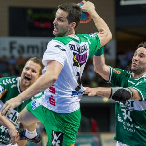 Bojan Beljanski im Spiel HSG Wetzlar-Frisch Auf Goeppingen Bojan Beljanski im Spiel HSG Wetzlar-Frisch Auf Goeppingen