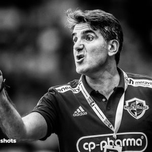 Carlos Ortega im Spiel FRISCH AUF Goeppingen - Hannover-Burgdorf