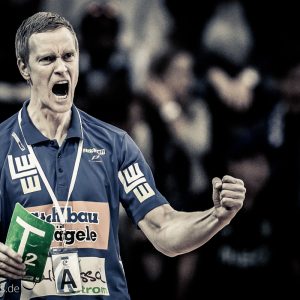 Christian Schoene im Spiel FRISCH AUF Goeppingen – FC Porto Christian Schoene im Spiel FRISCH AUF Goeppingen - FC Porto