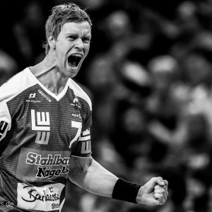 Christian Schoene im Spiel Frisch Auf Goeppingen – MT Melsungen Christian Schoene im Spiel Frisch Auf Goeppingen - MT Melsungen