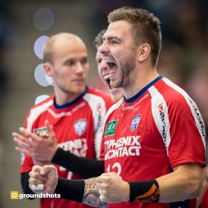 Christoph Theuerkauf beim Sieg von Lemgo in Goeppingen Christoph Theuerkauf beim Sieg von Lemgo in Goeppingen
