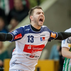 Christoph Theuerkauf im Spiel FRISCH AUF Goeppingen – Balingen Christoph Theuerkauf im Spiel FRISCH AUF Goeppingen - Balingen