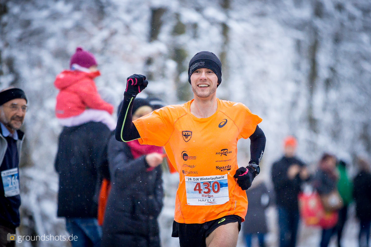 Gewinner des 2. Laufs der DJK Winterlaufserie 2015/2016 Markus Weiß-Latzko