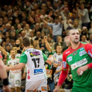 Daniel Fontaine -FRISCH AUF Goeppingen- im EHF-Pokal gegen SC Magdeburg