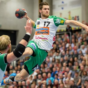 Daniel Fontaine im DHB-Pokal HBW Balingen-FRISCH AUF Goeppingen Daniel Fontaine im DHB-Pokal HBW Balingen-FRISCH AUF Goeppingen