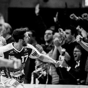 Daniel Fontaine im Spiel FRISCH AUF Goeppingen-Fuechse Berlin Daniel Fontaine im Spiel FRISCH AUF Goeppingen-Fuechse Berlin