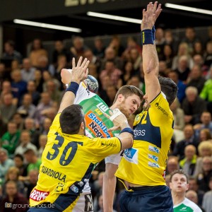 Daniel Fontaine im Spiel FRISCH AUF Goeppingen - Rhein-Neckar Loewen