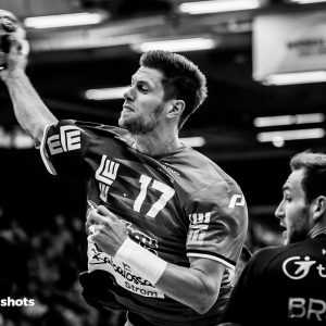 Daniel Fontaine im Spiel Frisch Auf Goeppingen - Chambery