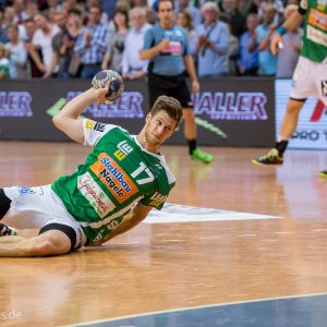 Daniel Fontaine im Spiel Frisch Auf Goeppingen – HC Erlangen Daniel Fontaine im Spiel Frisch Auf Goeppingen - HC Erlangen