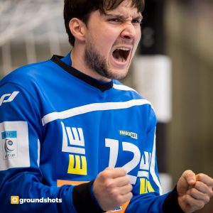 Daniel Rebmann im Spiel Frisch Auf Goeppingen - Chambery